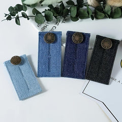 Adjustable Pants Button Extender Elastic Waist Strong Easy Fit