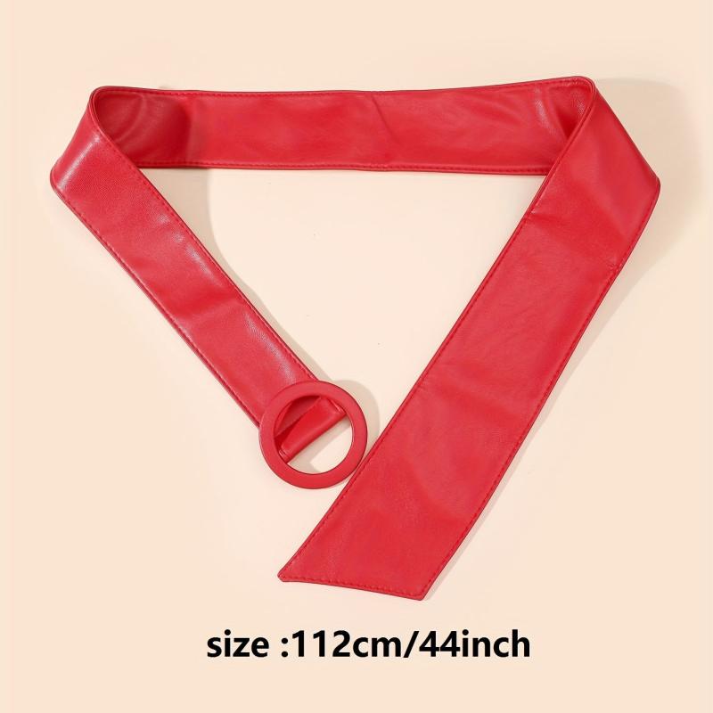 Wide Belt PU Leather Corset Girdle for Women