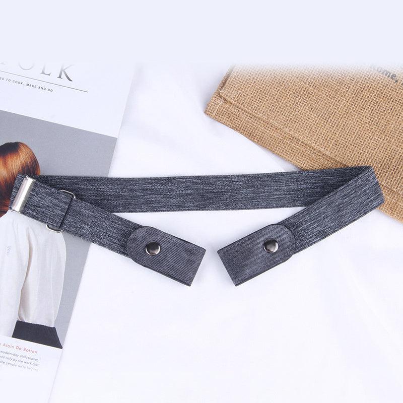 Invisible Elastic Belt for Jeans Easy Belts Women Men Stretch