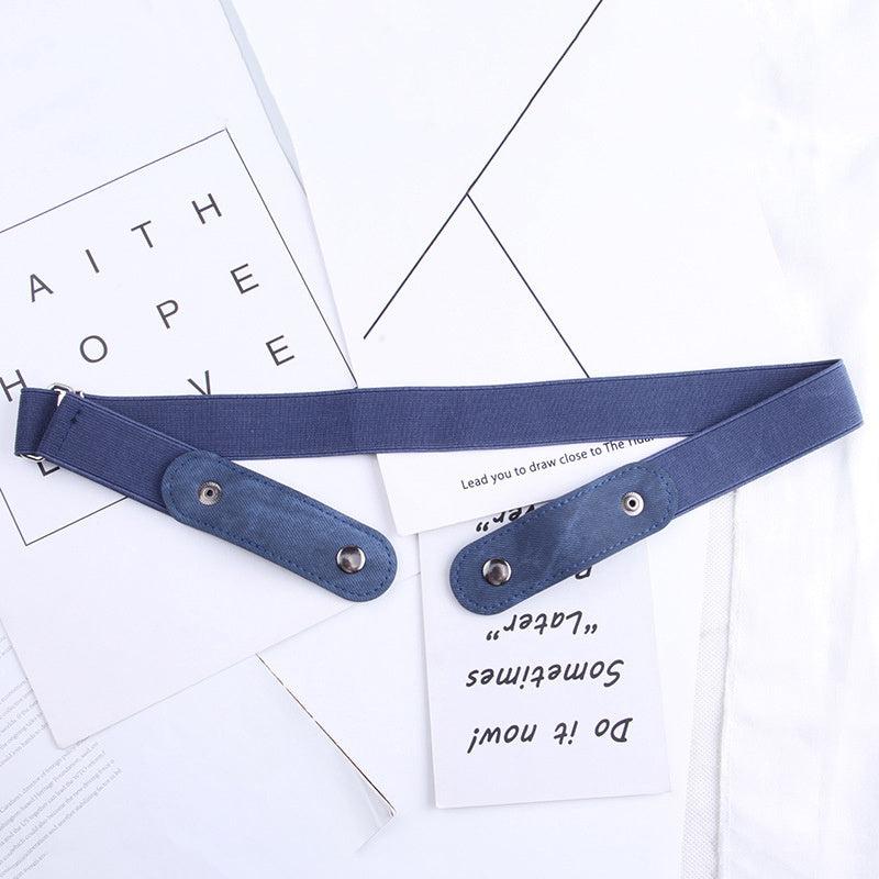Invisible Elastic Belt for Jeans Easy Belts Women Men Stretch