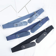 Invisible Elastic Belt for Jeans Easy Belts Women Men Stretch