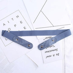 Invisible Elastic Belt for Jeans Easy Belts Women Men Stretch