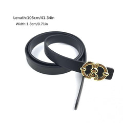 Vintage Rabbit Double D Buckle Belt for Women