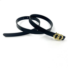 Vintage Rabbit Double D Buckle Belt for Women