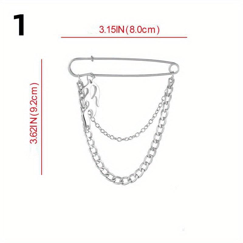 Double Layer Butterfly Brooch Waist Pin for DIY