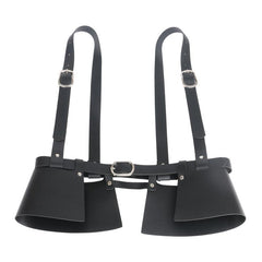 PU Leather Harness Belt Adjustable Waistband For Women