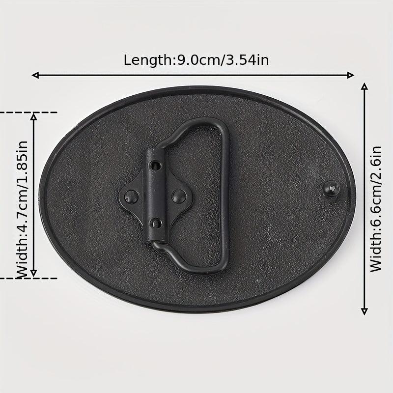 Dragon Oval Belt Buckle Western Jeans Accessories DIY