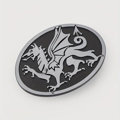 Dragon Oval Belt Buckle Western Jeans Accessories DIY