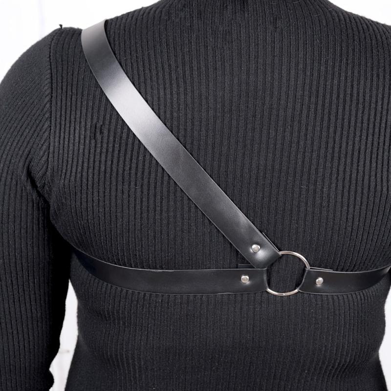 PU Leather Harness Belt Suspenders Ladies Sexy Waist Chain