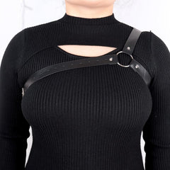 PU Leather Harness Belt Suspenders Ladies Sexy Waist Chain