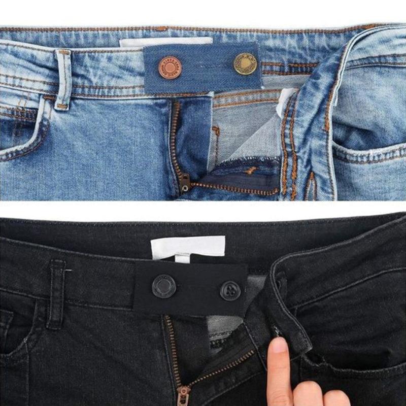 1pc Strong Denim Jeans Waist Extenders Waistband Expanders