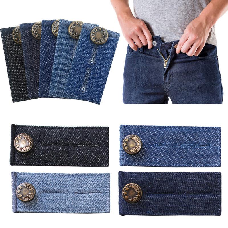 1pc Strong Denim Jeans Waist Extenders Waistband Expanders