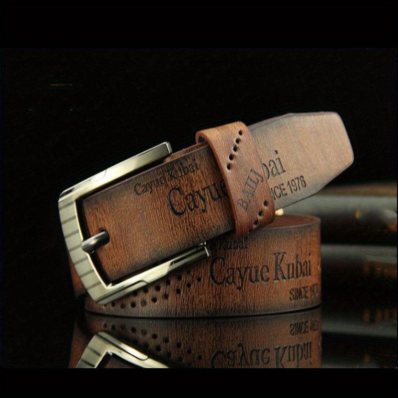 Men's Casual English Belt Youth Street Motorcycle Punk Belt