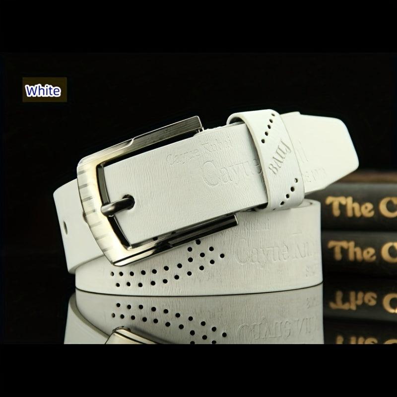 Men's Casual English Belt Youth Street Motorcycle Punk Belt