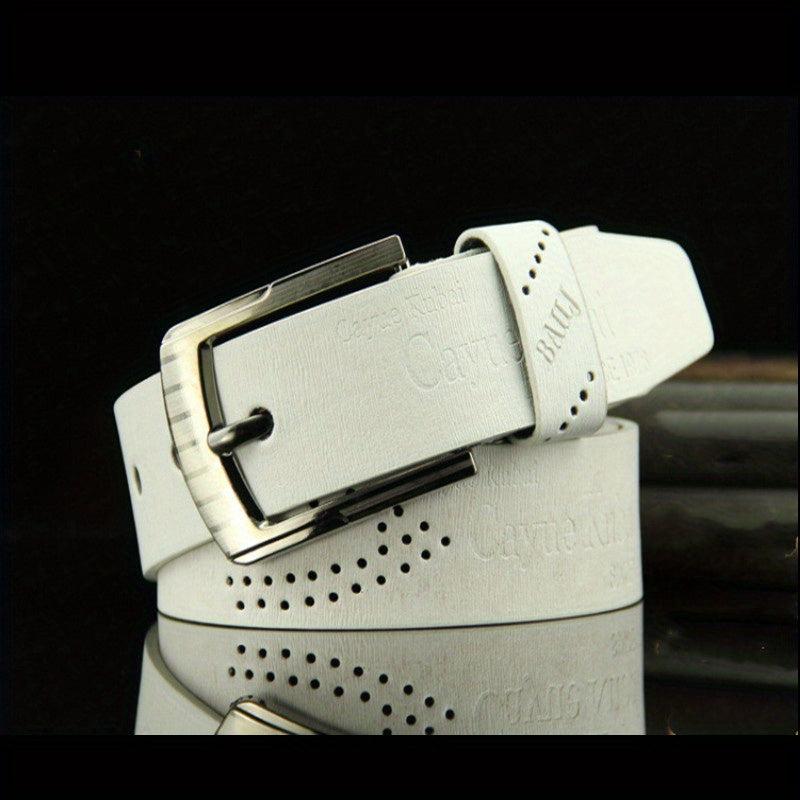 Men's Casual English Belt Youth Street Motorcycle Punk Belt