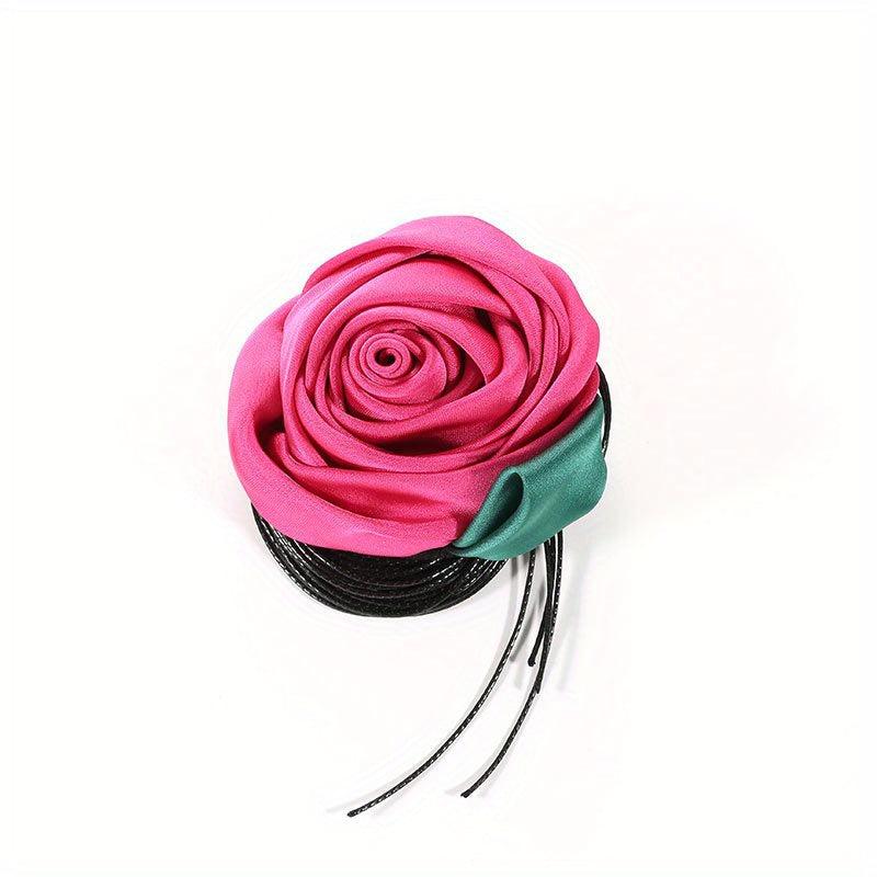 Flower Sash Belt Lace Up Rope Waist Belt