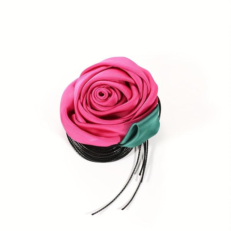 Flower Sash Belt Lace Up Rope Waist Belt