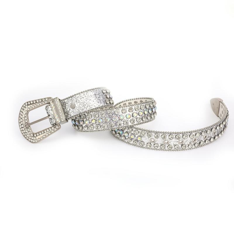 Rhinestone Western Cowgirl Studded Belt