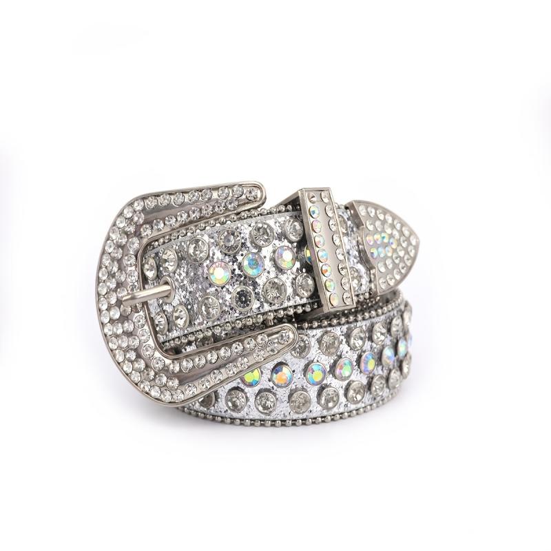 Rhinestone Western Cowgirl Studded Belt