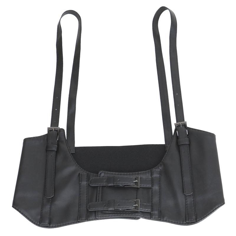 Women Wide Elastic Waist Belt Corset Suspender Harness