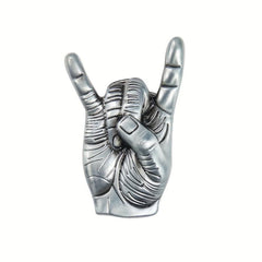 Metal Rock Love Gesture Belt Buckle for Men