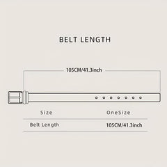 Bullet Rivet Punk Belt Y2K PU Leather Belt Unisex