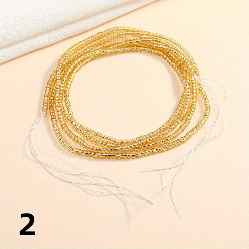 Boho Waist Beads For Women Elastic Body Chains Bikini Jewelry Beach Waist Chain