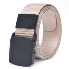 Men's Nylon Canvas Belt 1.5inch Plastic Buckle Military Tactical Belt