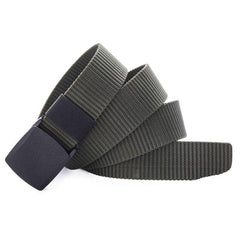 Men's Nylon Canvas Belt 1.5inch Plastic Buckle Military Tactical Belt