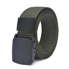 Men's Nylon Canvas Belt 1.5inch Plastic Buckle Military Tactical Belt