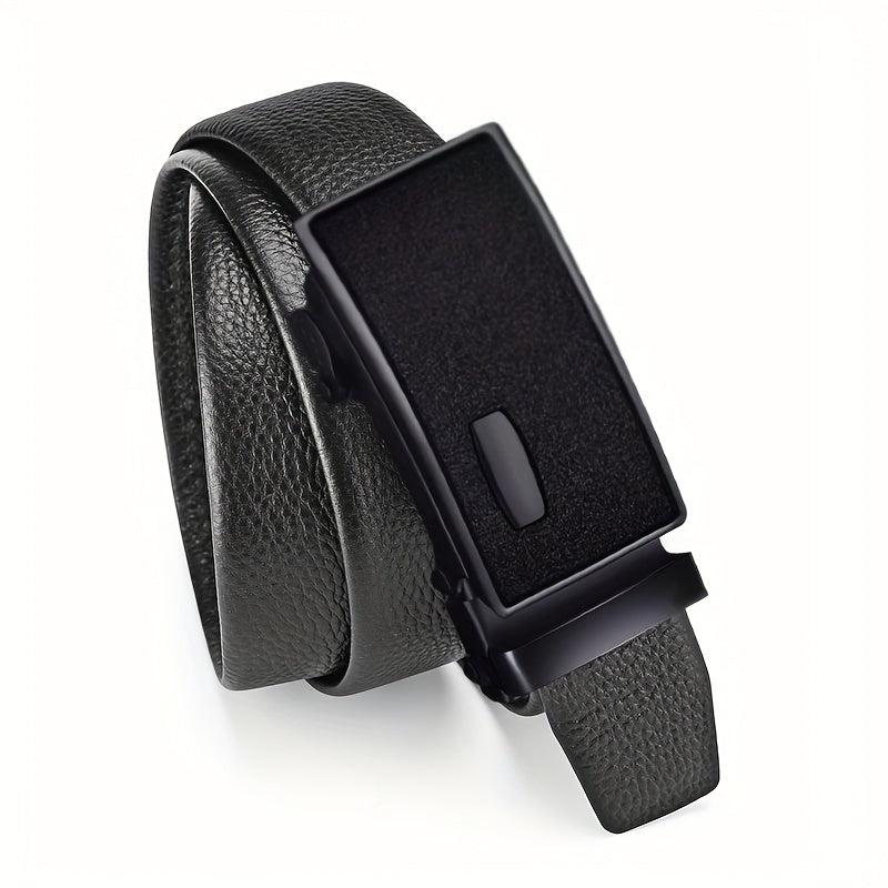 Men's PU Leather Automatic Buckle Belt