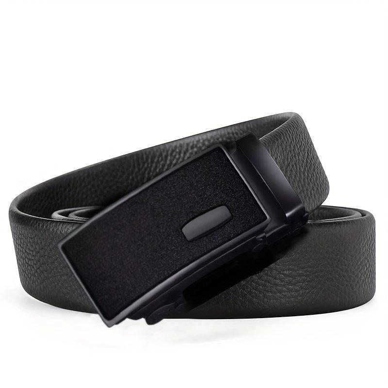 Men's PU Leather Automatic Buckle Belt