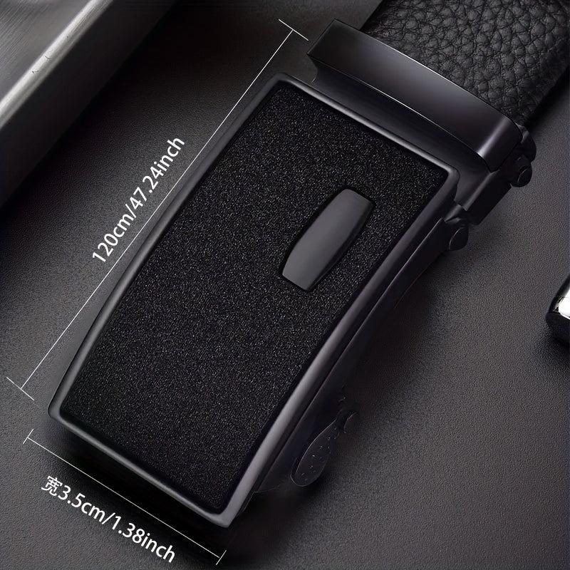 Men's PU Leather Automatic Buckle Belt