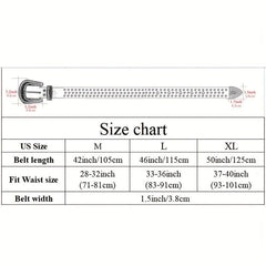 Y2K Sparkly Rhinestone Round Buckle Belt for Women
