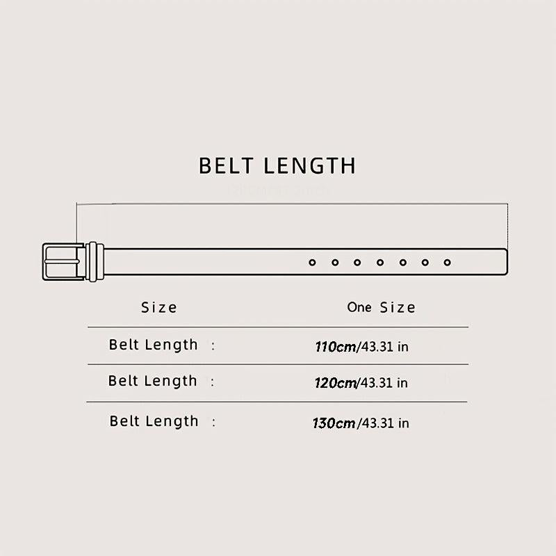 Men's Crocodile Pattern PU Leather Belt