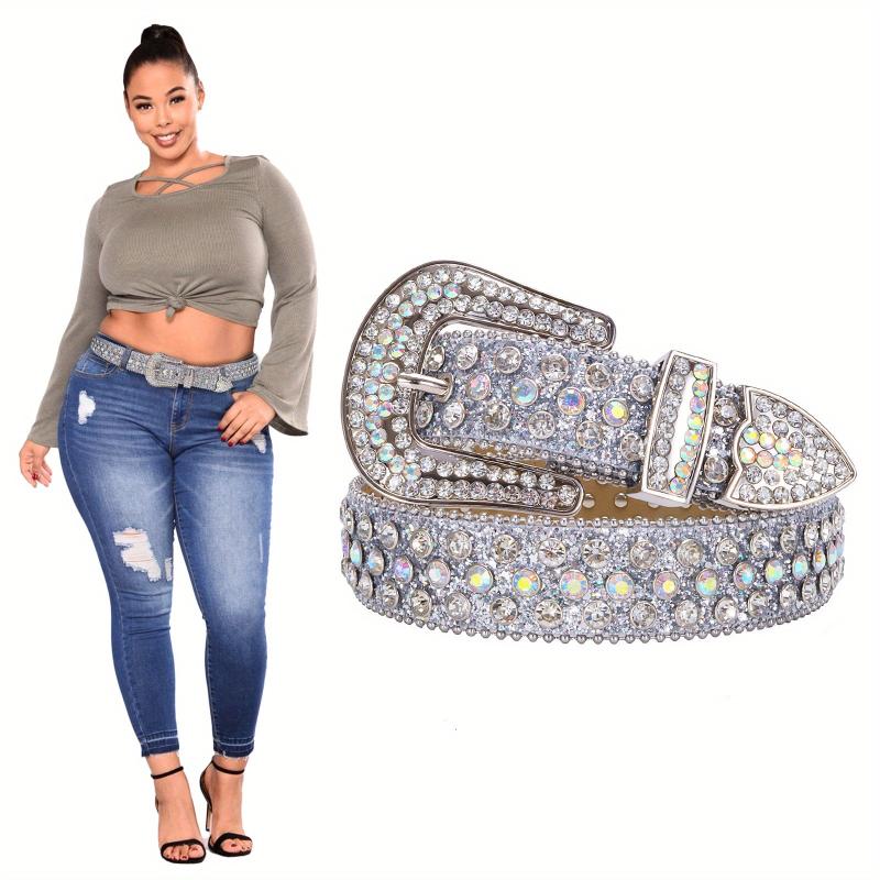  Rhinestone Belt Western Cowgirl Cowboy Waistband