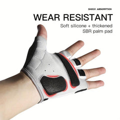 Shockproof GEL Pad Cycling Gloves Half Finger Sport Resistance