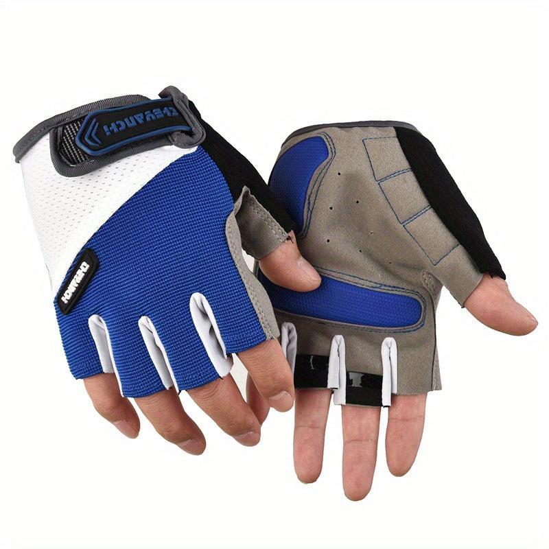 Shockproof GEL Pad Cycling Gloves Half Finger Sport Resistance