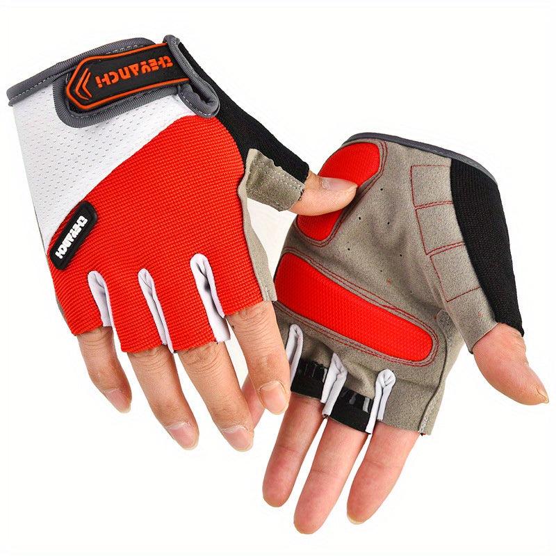 Shockproof GEL Pad Cycling Gloves Half Finger Sport Resistance