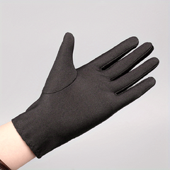 Ice Silk Spandex Driving Gloves Elastic Pair