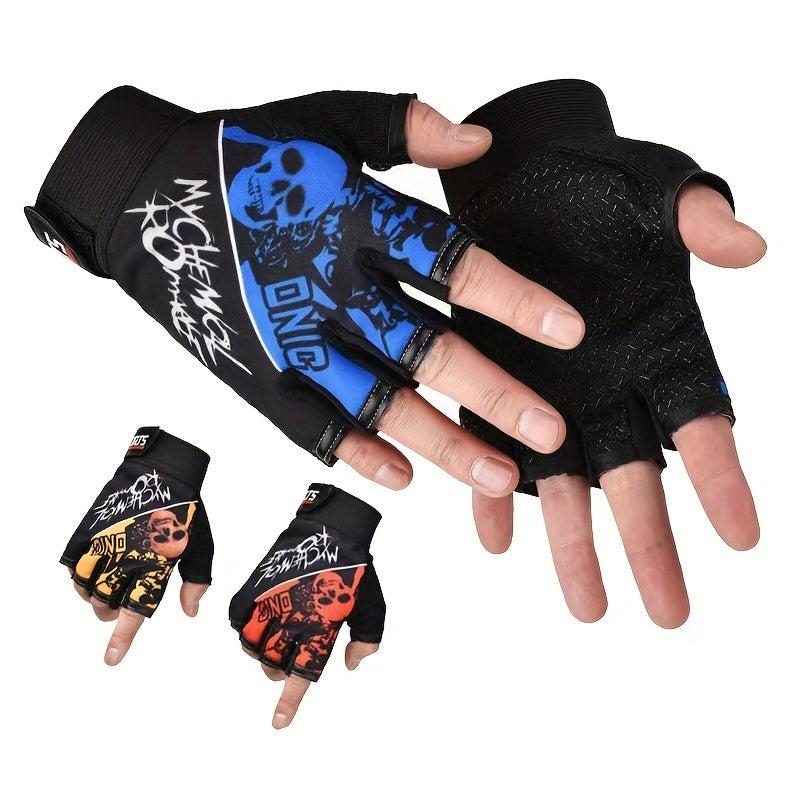 Sunscreen Non-slip Half Finger Cycling Gloves