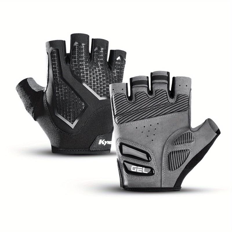 Half Finger Cycling Gloves Liquid Silicone Shock Absorbing
