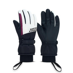 Men's Plush Thickened Cold-proof Waterproof Ski Gloves