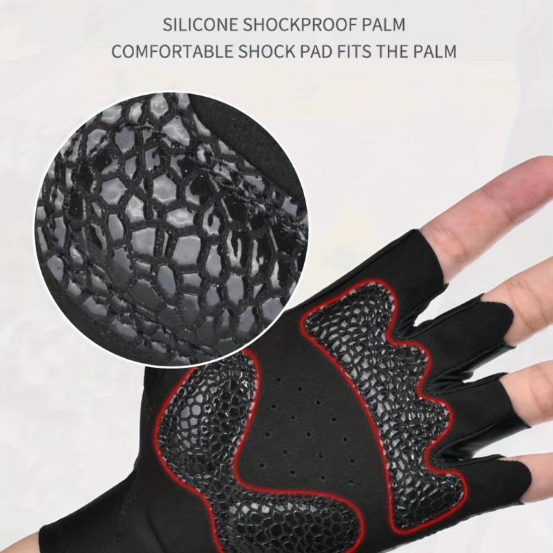 Colorful Outdoor Half Finger Cycling Gloves
