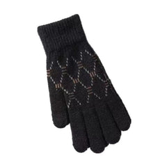 Men's Wool Touch Screen Gloves Cold Proof Warm Thickened