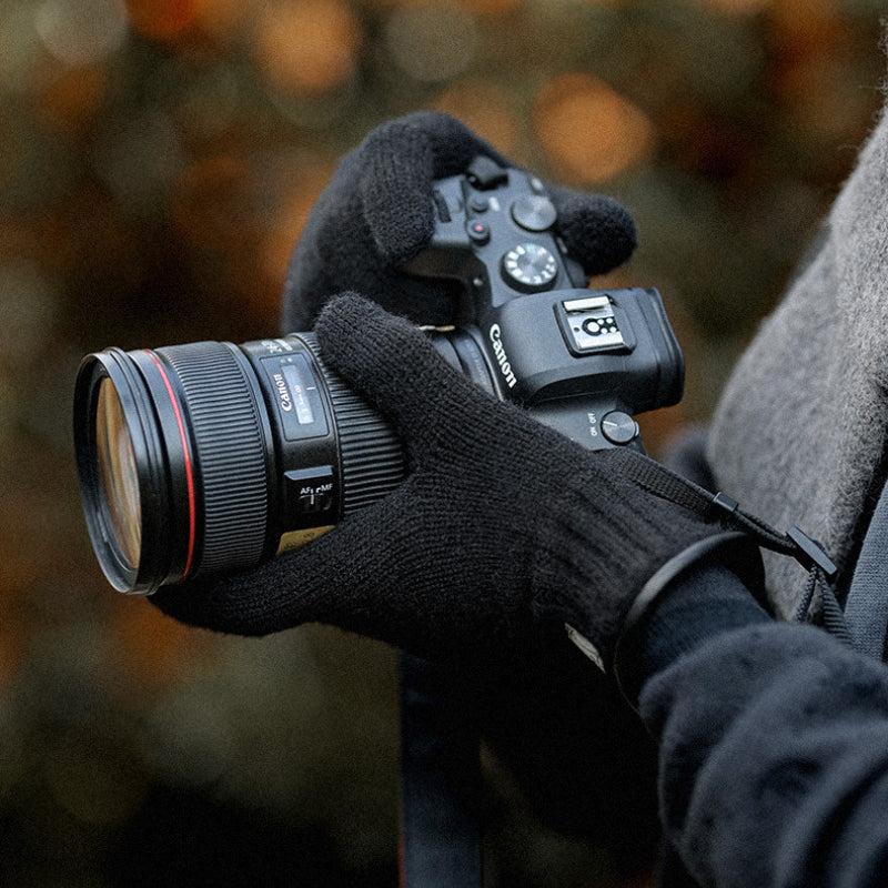 High Elastic Knitting Running Gloves for Autumn and Winter