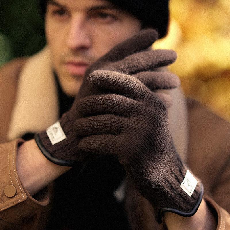 High Elastic Knitting Running Gloves for Autumn and Winter