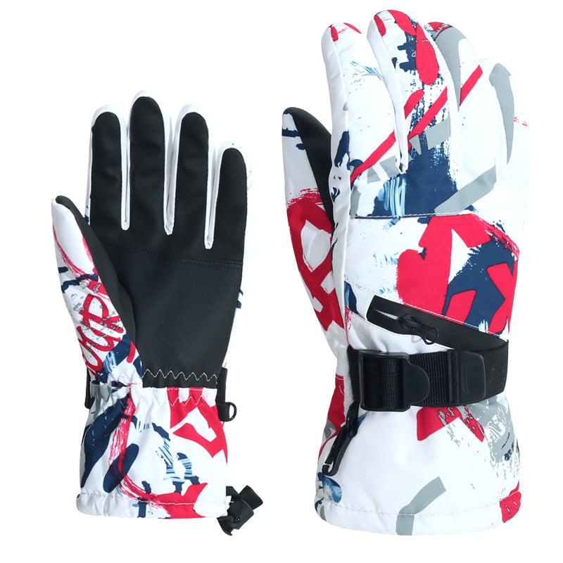 Winter Ski Gloves Waterproof Warm Touch Screen Cycling Gloves