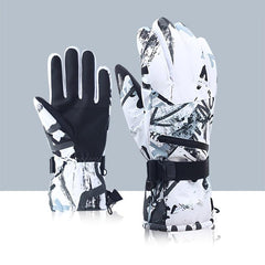 Winter Ski Gloves Waterproof Warm Touch Screen Cycling Gloves