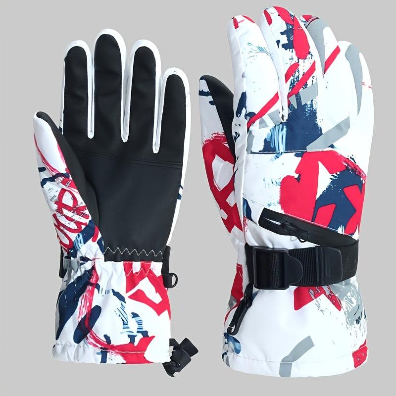 Winter Ski Gloves Waterproof Warm Touch Screen Cycling Gloves